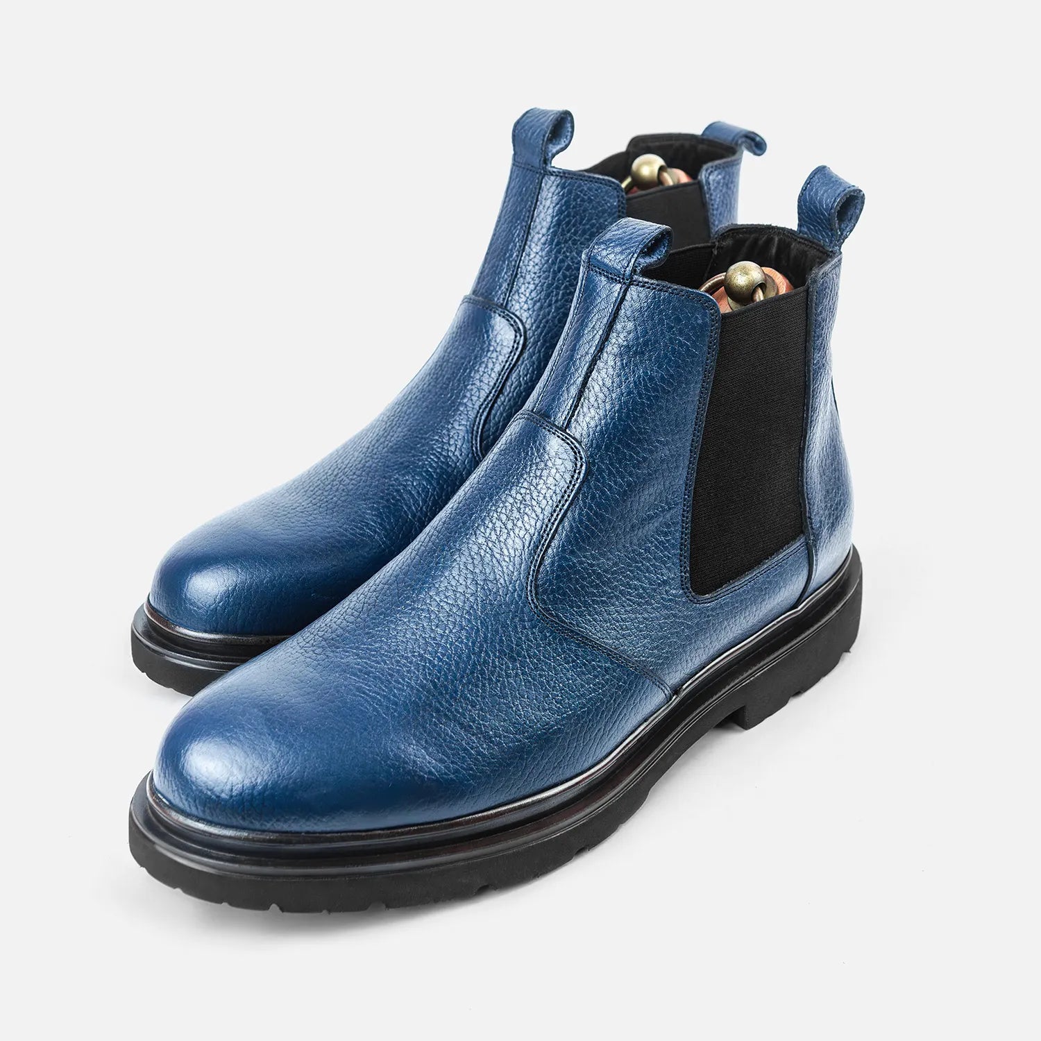Bottine à élastique Manuel 26211 bleu grainé