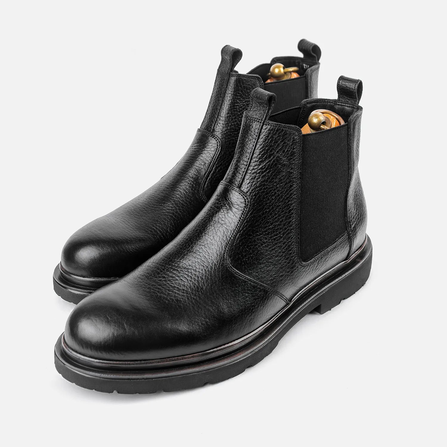 Bottine à élastique Manuel 26211 noir grainé
