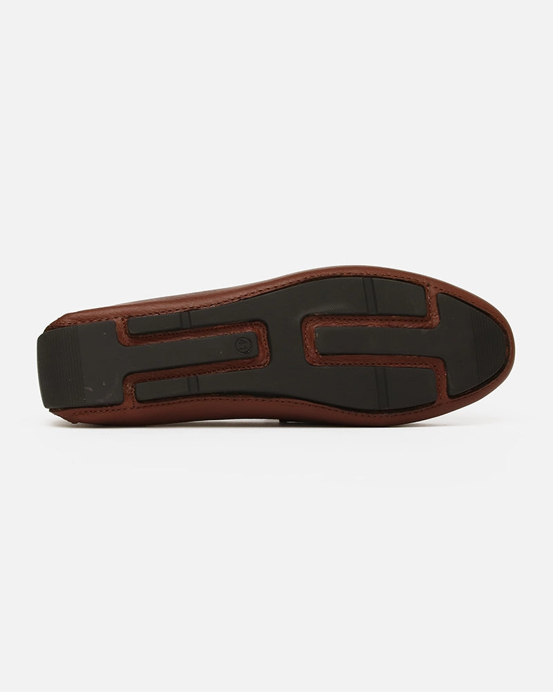 Mocassin Driver Cady Marron Grainé