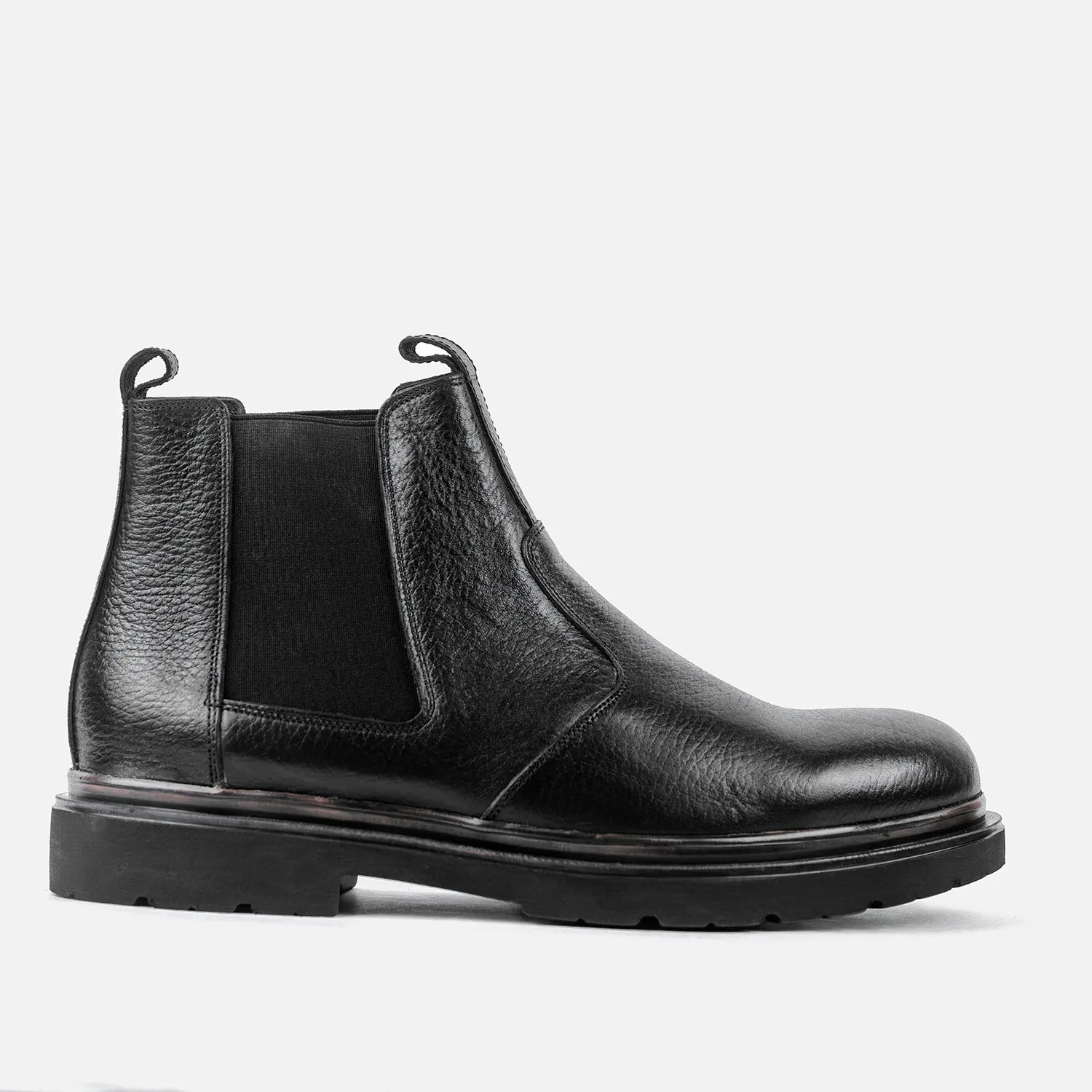 Bottine à élastique Manuel 26211 noir grainé