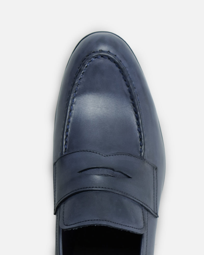 Mocassin Collegue 055 bleu