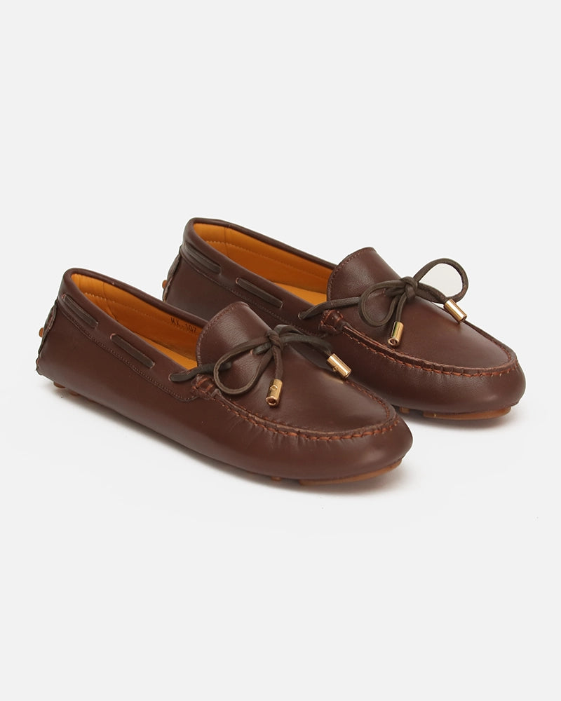 Mocassin Driver Max Marron Nappa